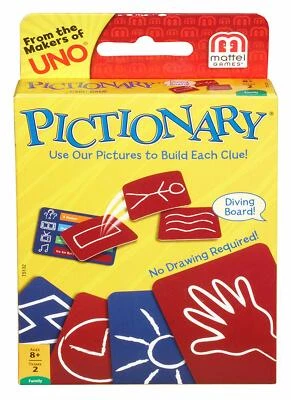 Mattel Pictionary Card Game Brand new sealed package Mattel Games Original - Image 1 of 4