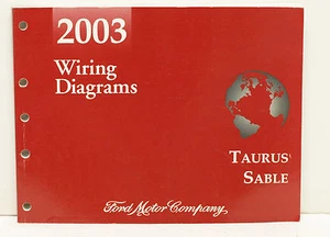 Fabricante de fabricante de equipos originales Ford Taurus/Mercury Sable diagramas de cableado P/N AD-408 - Imagen 1 de 3