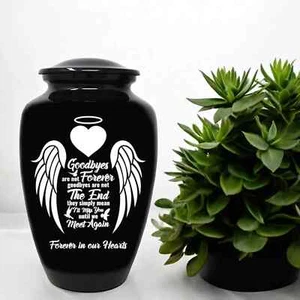 10" Goodbye Cremation Urn Endless Love For Human Ashes Burial Mom, Dad Funeral - Picture 1 of 8