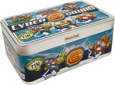 Superzings 22180019 - Tin »Cyber Squad« 5 Super Zings Metal Colour Sammelfiguren
