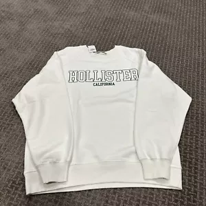 Felpa pullover girocollo manica lunga HOLLISTER unisex taglia S nuova con etichetta - Foto 1 di 2