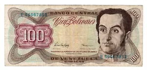 Billete Venezuela 100 Bolívares 1998 P66f - Imagen 1 de 2