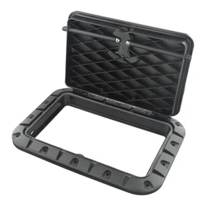 Marine Deck Quadratische Luke Kajak Teil Ausziehbar Ersatz + Wasserdichte Tasche NEU - Bild 1 von 23