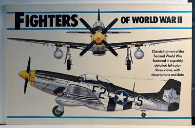 Fighters of World War II Large Illustrated Paperback 17.25" x 11.5" Aircraft VG - Image 1 of 4