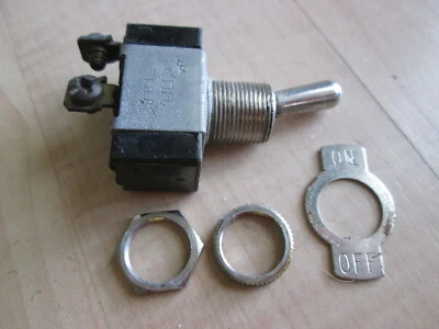 Cole Hersee Toggle Switch ON-OFF Single-Pole Single-Throw 12V DC 1/2" #M275EA - Image 1 of 4