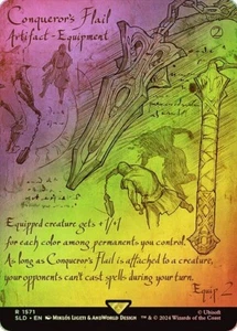 MTG Conqueror's Flail (Rainbow Foil) Secret Lair Drop Foil - Picture 1 of 1