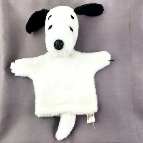 Vintage 1968 SNOOPY Plush Hand Puppet Peanuts Gang United Feature Syndicate Cover