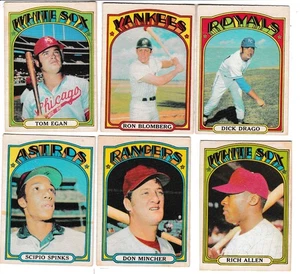 1972 O-Pee-Chee Baseball 21 Card Lot VG #200s - Picture 1 of 12