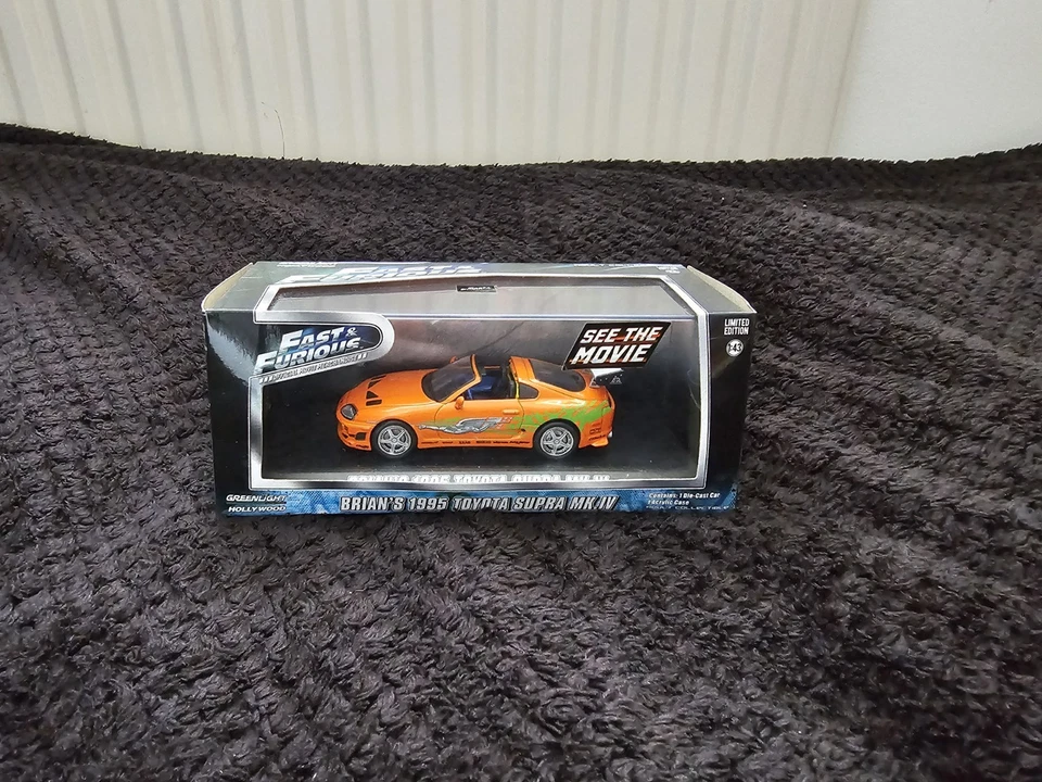 Toyota Supra MKIV 1995 Greenlight Fast And Furious Brian's 1:43 Foto 1 de 4