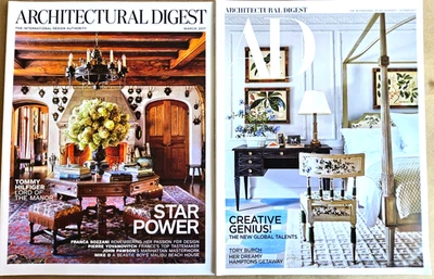 2 AD Architectural Digest magazines March Oct 2017 - Image 1 of 4