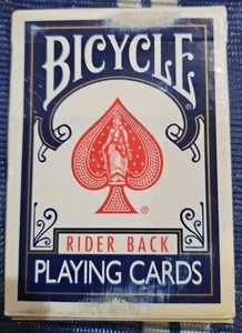 Tarjetas de juego de póquer Bicycle Rider Back azules nuevas selladas  - Imagen 1 de 2