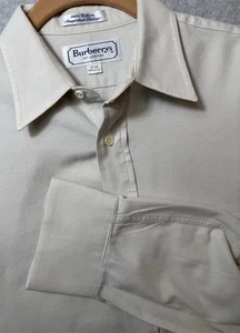 Burberrys of London Vintage 80s 90s Button Down Dress Shirt Mens 15-33 Burberry - Picture 1 of 6