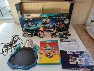 Skylanders SuperChargers Starter Pack (Dark Edition) Wii U - Rare - CIB - Image 1 of 2
