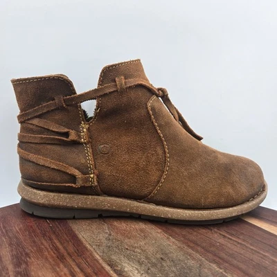 Born Calyn Botas Para Mujer 10M Marrón Gamuza Envejecido Botines Cremallera Cómodas Foto 1 de 4