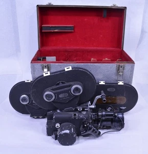 Arriflex 16BL 16mm Movie Camera w/ Angenieux-Zoom Type 10x12 + 2x Magazines - Picture 1 of 24
