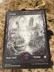 SWAMP #272 Magic MTG Innistrad Midnight Hunt Full Art - Bild 1 von 2