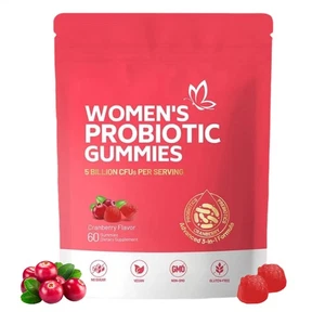 Gomitas probióticas vaginales para mujeres equilibrio femenino pH para olor saludable 60 unidades - Imagen 1 de 11