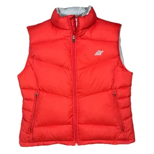Eastern Mountain Sports Women’s Goose Down Puffer Vest Jacket Orange Size Large - Picture 1 of 5