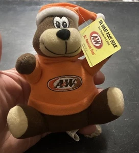 2002 A&W THE GREAT ROOT BEAR CHRISTMAS 6" PLUSH NIP (MA1100) - Picture 1 of 7