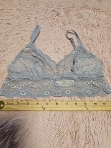 Bralette b.tempt'd by Wacoal para mujer de encaje beso, AZUL pequeño - Imagen 1 de 5