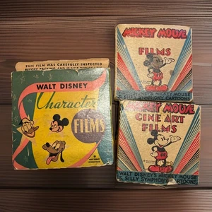 Lote de 3 películas de cine artístico de Mickey Mouse - Imagen 1 de 7