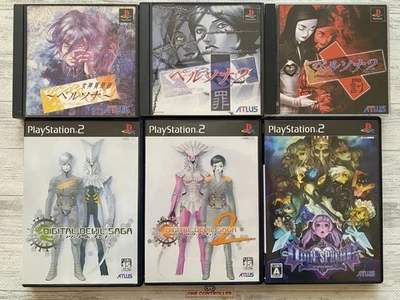 SONY PS 1 2 Persona 1 2 & Digital Devil Saga 1 2 & Odin Sphere set from Japan - Image 1 of 4