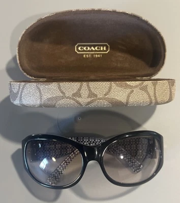 Gafas de sol COACH para mujer negras con joyas de mariposa (S446) 'Suzie' ¡¡con estuche!!! Foto 1 de 4