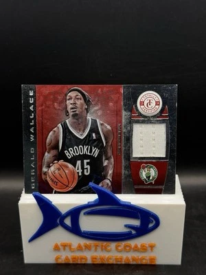 Camiseta deportiva usada GERALD WALLACE roja 2013-14 totalmente certificada/199 #144 Celtics Foto 1 de 2