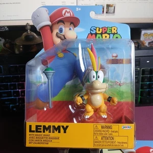 2023 JAKKS Pacific World of Nintendo Actionfigur: LEMMY KOOPA (mit Zauberstab) - Bild 1 von 2