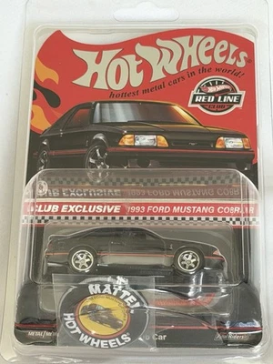 Ford Mustang Cobra R 1993 exclusivo Hot Wheels RLC Club negro Foto 1 de 4