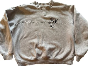 Playboy Pacsun Sudadera Adulto Grande Cuello Redondo Pullover Golf Gris De Colección - Imagen 1 de 8