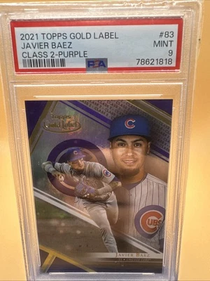 Topps Gold Label 2021 - Javier Báez #83 Clase 2 púrpura/75 Foto 1 de 4