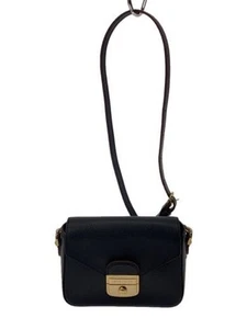 LONGCHAMP Shoulder Bag Leather Black Plain 1305813001 - Picture 1 of 7