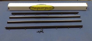 1968-1972 CHEVROLET EL CAMINO DOOR WINDOW FELT FUZZIES RUBBER SEAL KIT IN STOCK - Bild 1 von 5