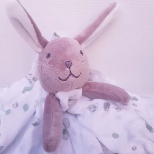 Baby Rabbit Comforter Blankie Age 0 Snuggle Toyby Little Bamboo Bunny Security - Picture 1 of 7