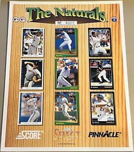 1993 Pinnacle Score Select Promo Sheet "The Naturals" #81177/100000 - 8.5" x 11"
