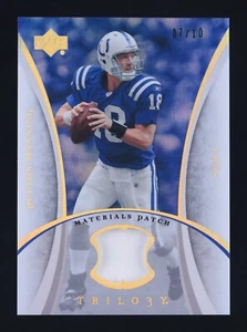 PEYTON MANNING - 2007 UPPER DECK TRILOGY HOLO GOLD PATCH /10 #TM-PM - Picture 1 of 3