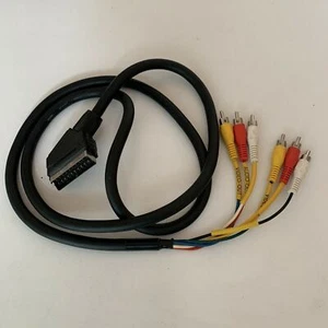 SCART Cable Composite AV In & Out 1.5m - Picture 1 of 5