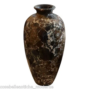 Vaso in Roccia Pelle di Tigre Vase Rock Skin Tiger Vintage CLASSIC HOME DESIGN - Picture 1 of 1
