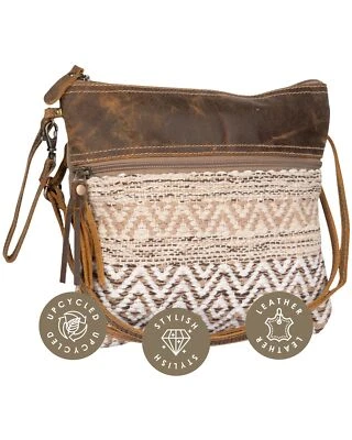 Bolso Bandolera de Lona Myra Contentment con Cremallera con Correa Ajustable y Borla... Foto 1 de 4