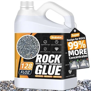 Rock Glue, Mulch Glue 32OZ- Fast-Drying Adhesive for Landscaping Rocks, Small - Picture 1 of 8