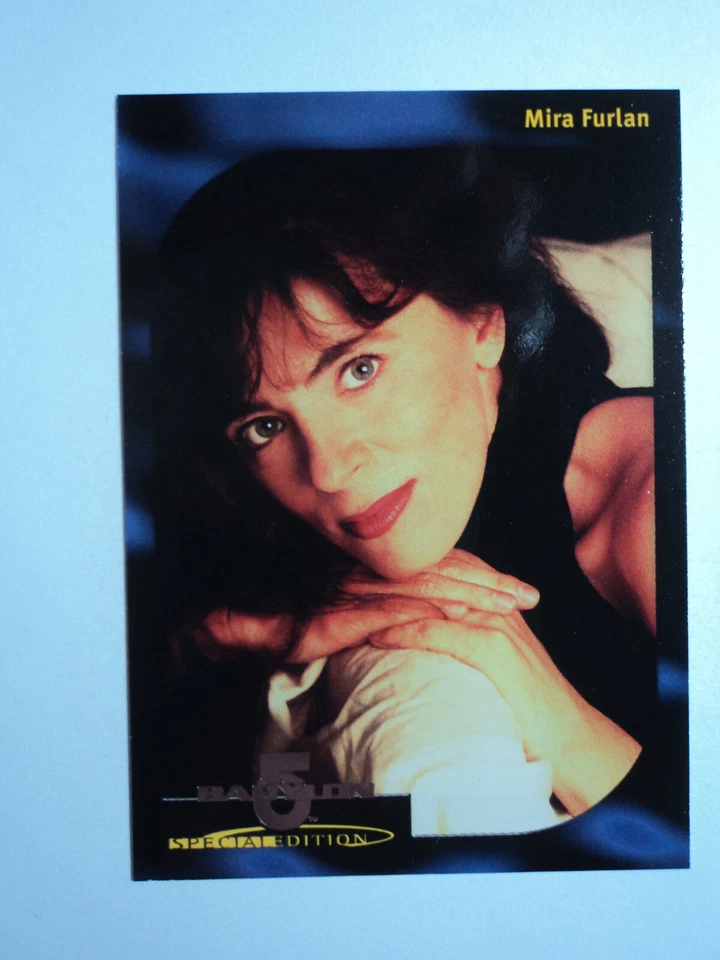 1997 BABYLON 5 SPECIAL EDITION - FACES OF DELENN CARD - ( D4 ) - MIRA FURLAN - Image 1 of 4