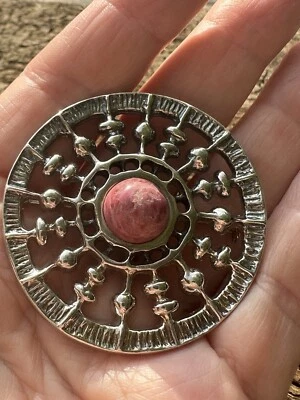 Uni David Andersen Sterlingsilber Thulit Norwegen Unn Tangerud Anhänger 1466 ... - Bild 1 von 4