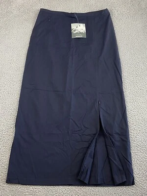 Maxi Falda Patagonia Nueva con Etiquetas Nylon Azul Marino Oscuro Talla 12 Bolsillo Frontal con Cremallera Viaje Ocio Foto 1 de 4