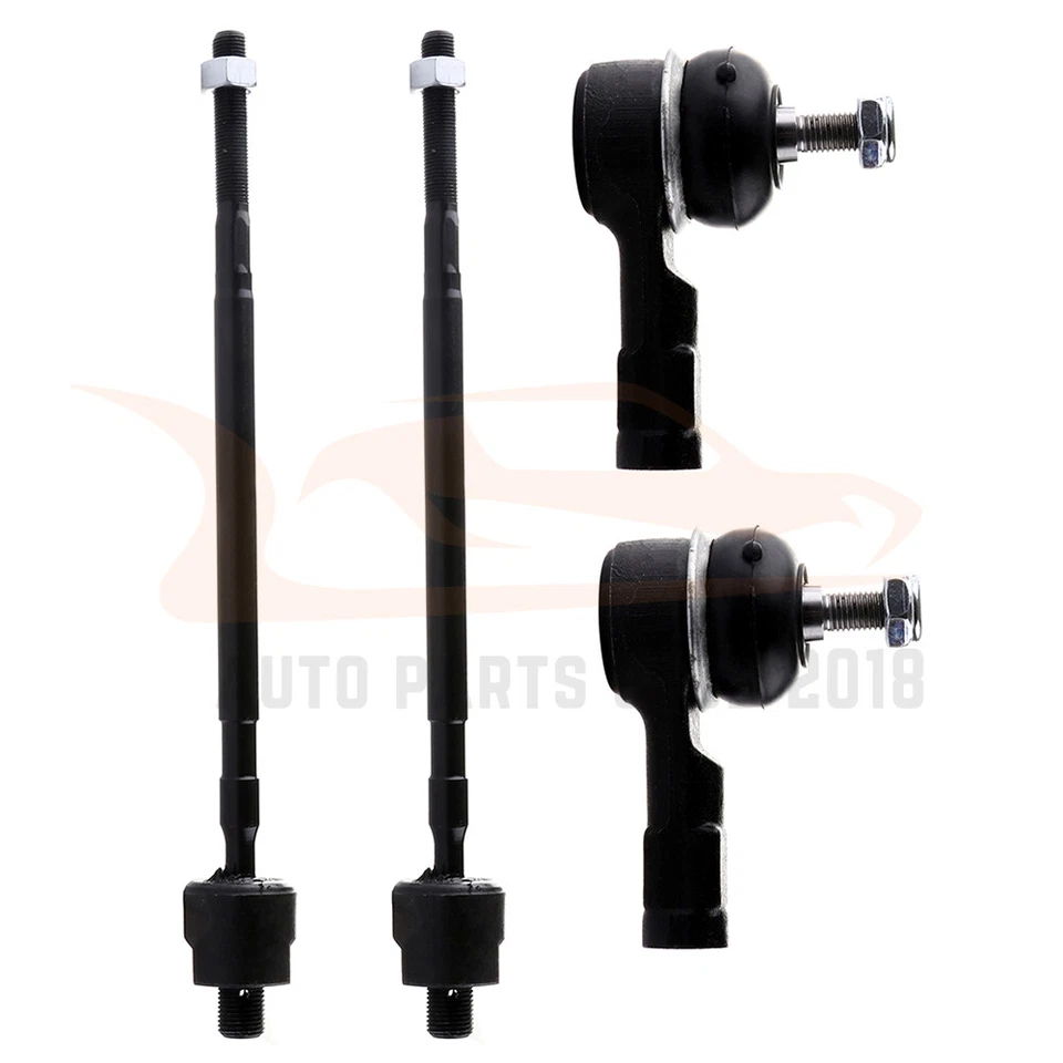 Front Steering Kit Inner Outer Tie Rod End Linkage Fits 1993-1994 Dodge Colt - Изображение 1 из 4