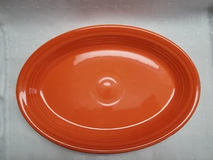 Homer Laughlin Fiestaware Mohnrot Große Ovale Servierplatte - 13-1/2" - Bild 1 von 5
