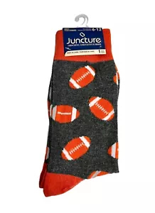 Calcetines de fútbol americano para hombre talla grande se adapta a tallas de zapatos 6-12 gráfico novedoso NUEVO - Imagen 1 de 2