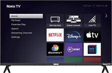 RCA Roku TV 32" Screen Smart TV, RR32HD1A TV with Apple TV+ BBC Netflix Freeview