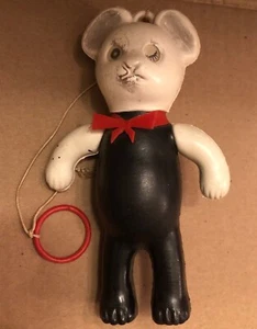Made in Hong Kong Lenticular Eyes Panda Bear Christmas Ornament Carnival Novelty - Picture 1 of 11