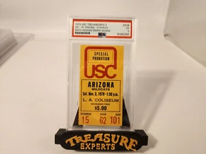 1979 USC vs Arizona Wildcats Nov 3 Charles White Heisman Trophy Ticket PSA 5 EX - Picture 1 of 3